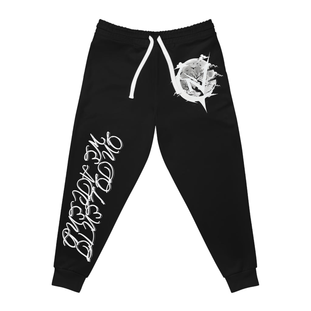 Athletic Joggers — NOCTIV Branded Black Performance Sweatpants